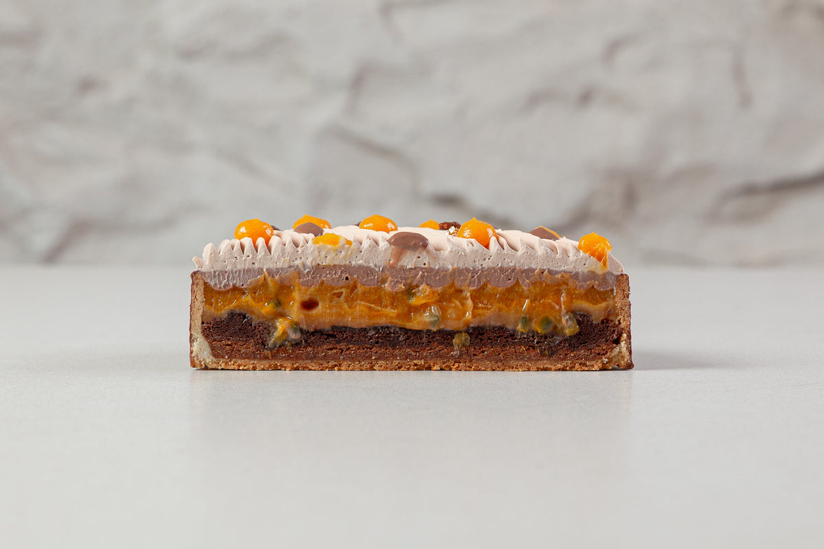 Tarte passion Chocolat au lait