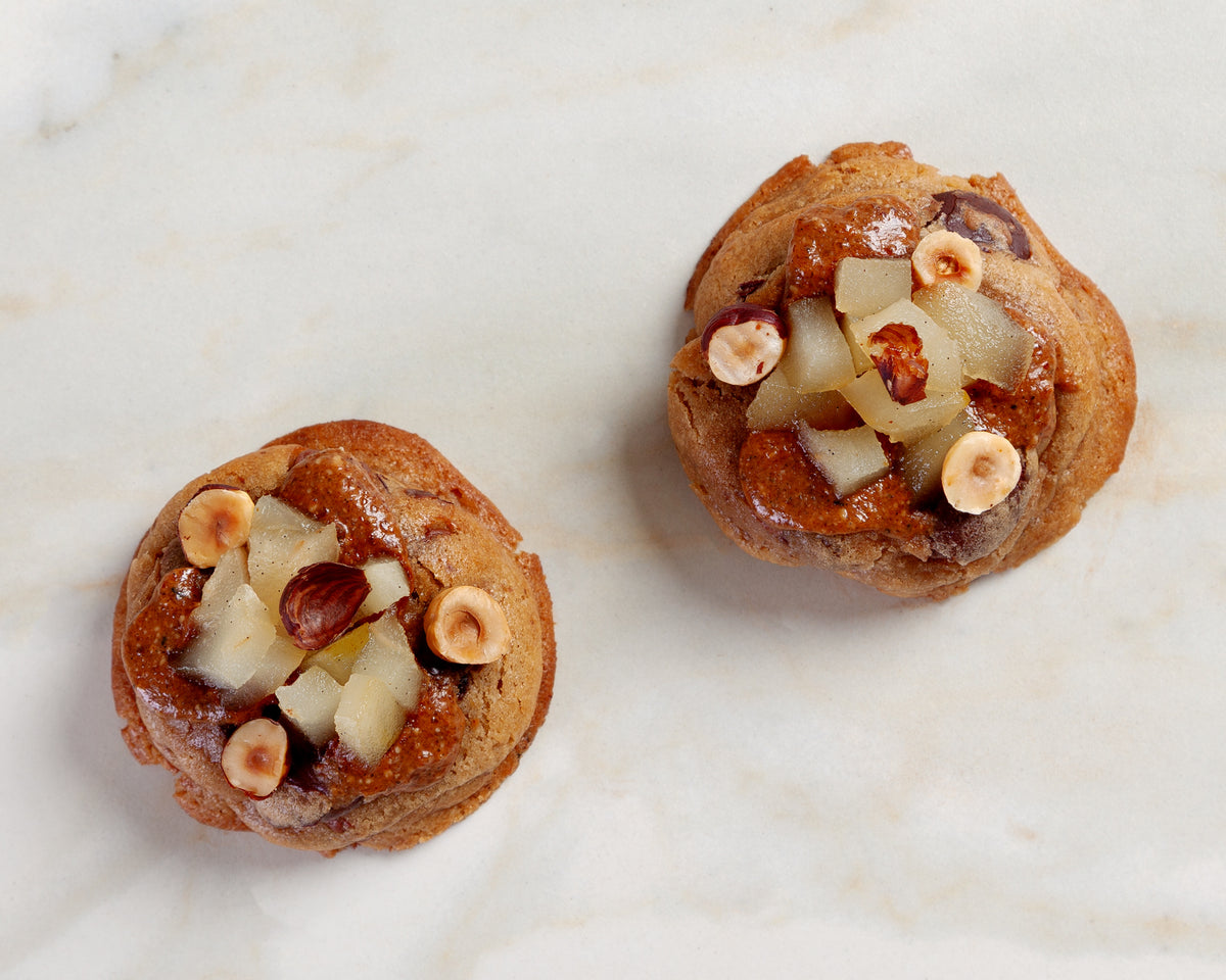 Cookie poire noisette