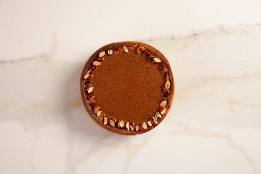 Flan vanille praliné amande