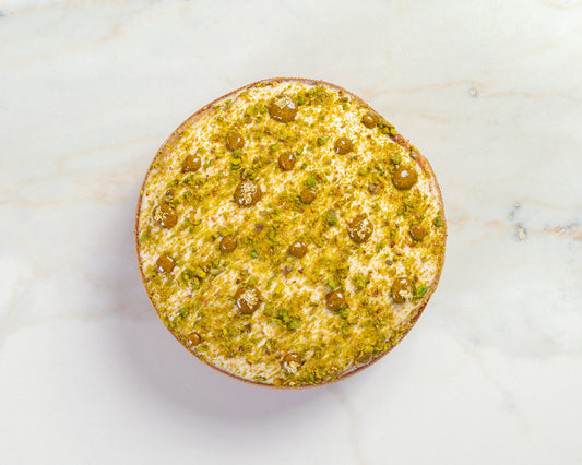 Flan tiramisu pistache