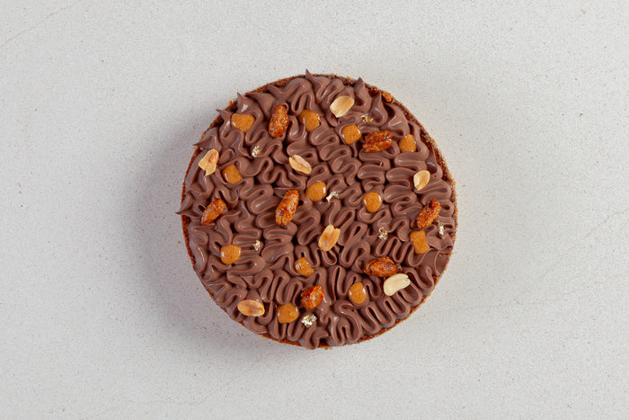 Tarte façon snickers