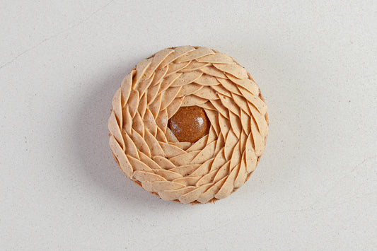 Tarte intensément noisette