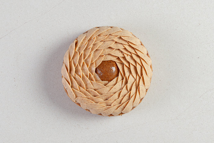 Tarte intensément noisette
