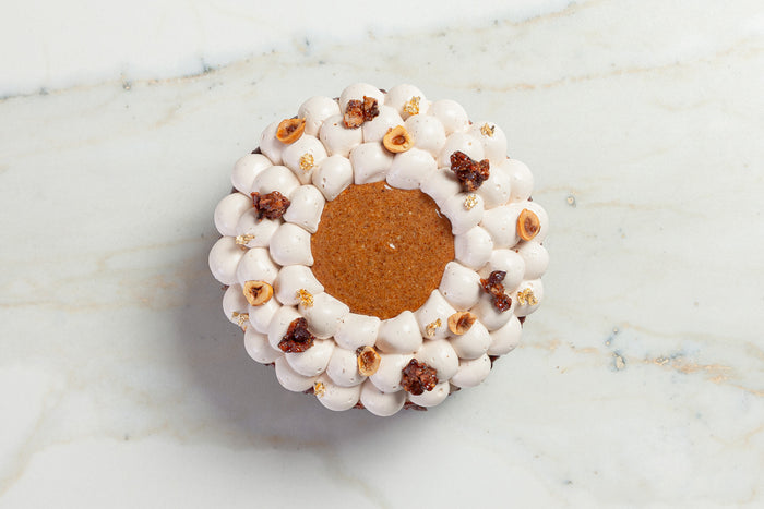 Entremets chocolat noisette tonka