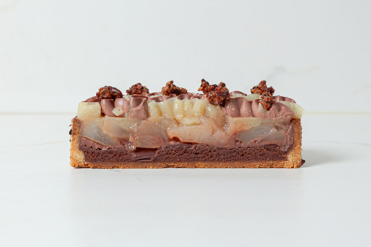 Tarte poire chocolat