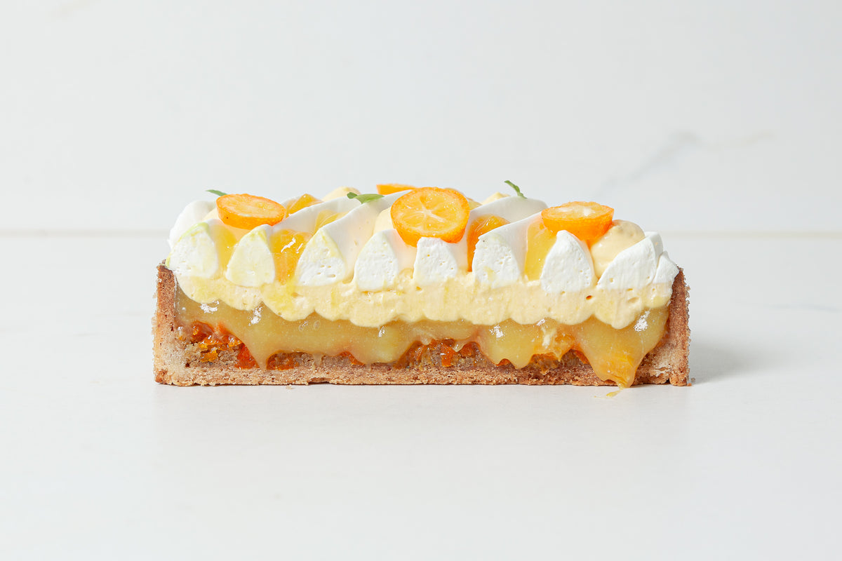 Tarte Agrumes passion fleur d’oranger